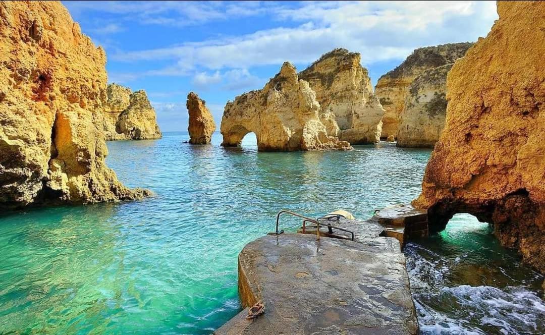 Luxury 2 Min Beach With Balcony, Ocean View, Wifi, Ac, Smarttv بورتيماو المظهر الخارجي الصورة